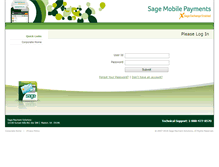 Tablet Screenshot of mysagemobile.com